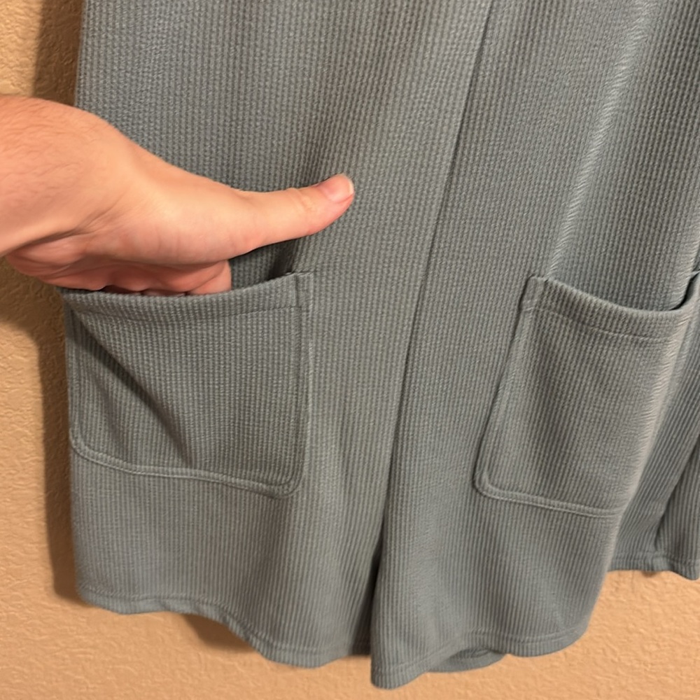 New In Romper Adjustable Straps Blue Sz S - Picture 2 of 7